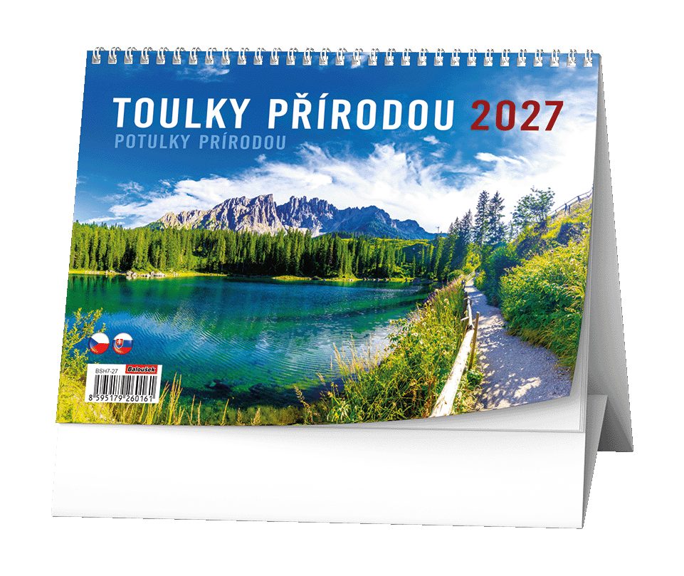 Stolní kalendář Toulky přírodou