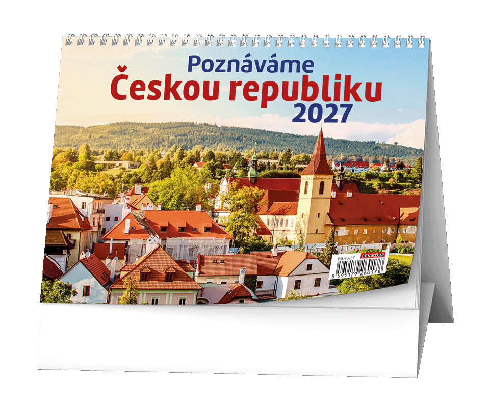 Stolní kalendář Poznáváme Českou republiku