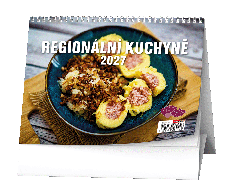 Stolní kalendář Regionální kuchyně