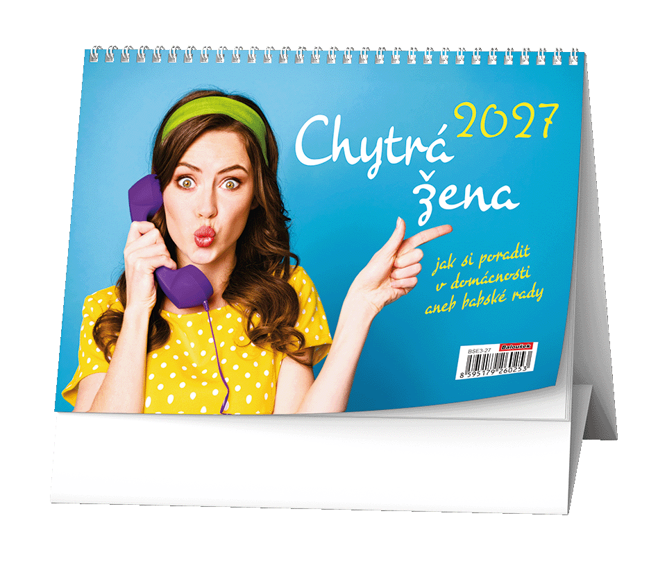 Stolní kalendář Chytrá žena  