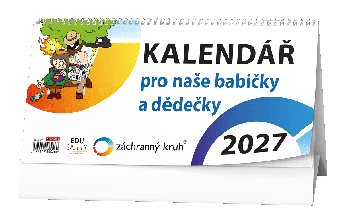 Stolní kalendář pro naše babičky a dědečky