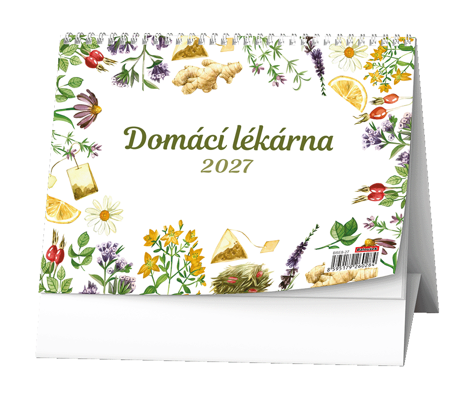 Stolní kalendář Domácí lékárna