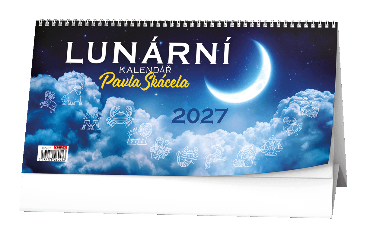 Stolní Lunární kalendář Pavla Skácela