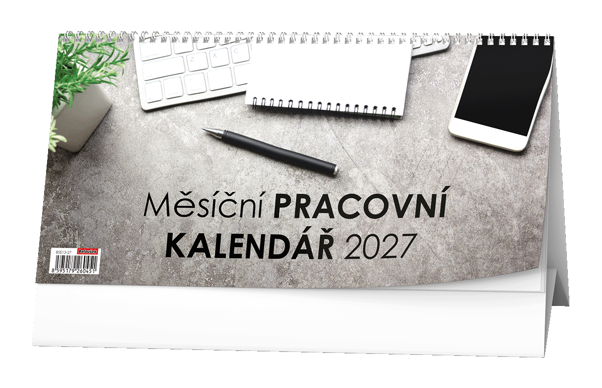 Stolní měsíční pracovní kalendář