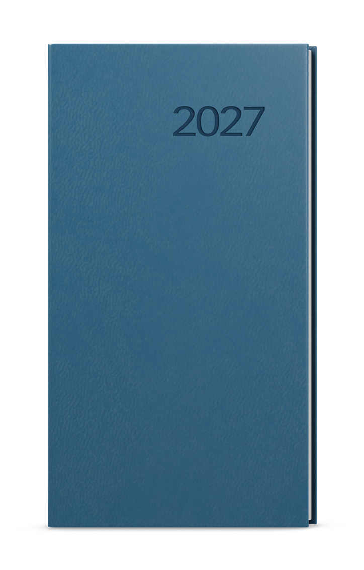 Kapesní týdenní diář Jakub Vivella 2027 - petrolejová 
