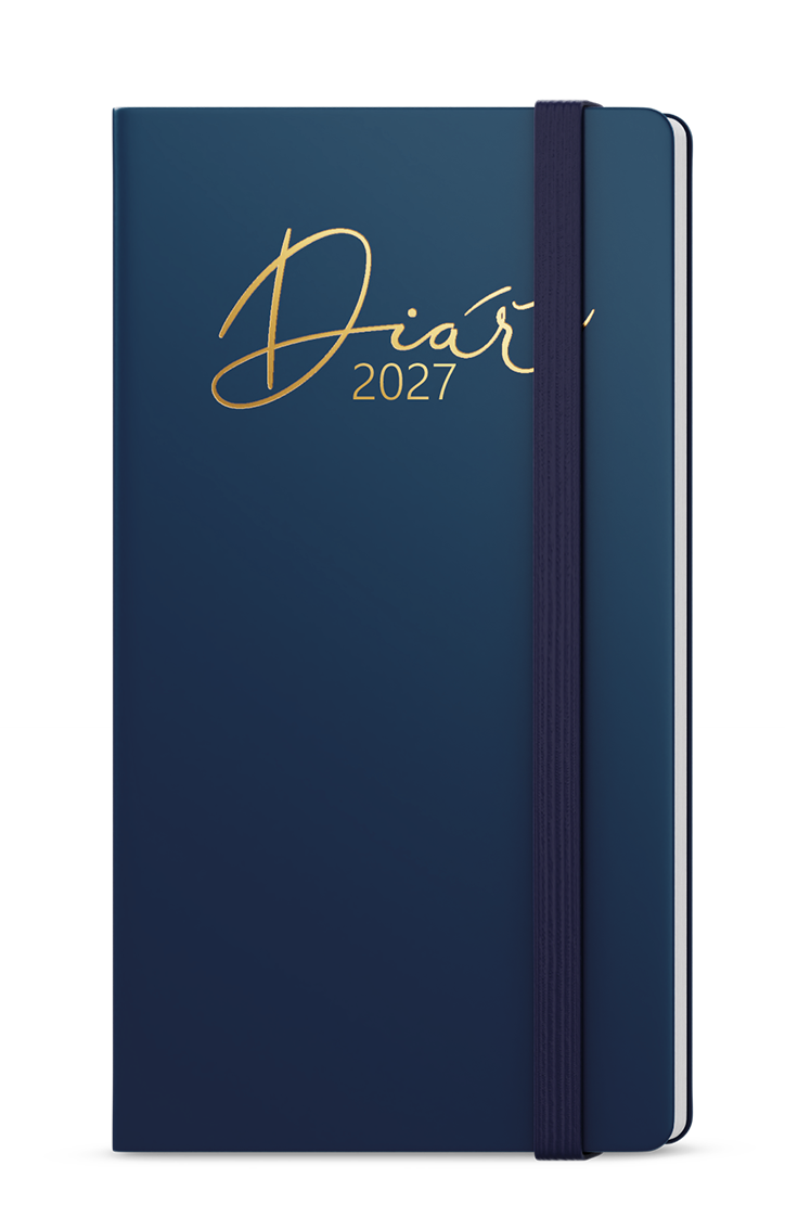 Kapesní týdenní diář Jakub Luxi 2027 - modrá