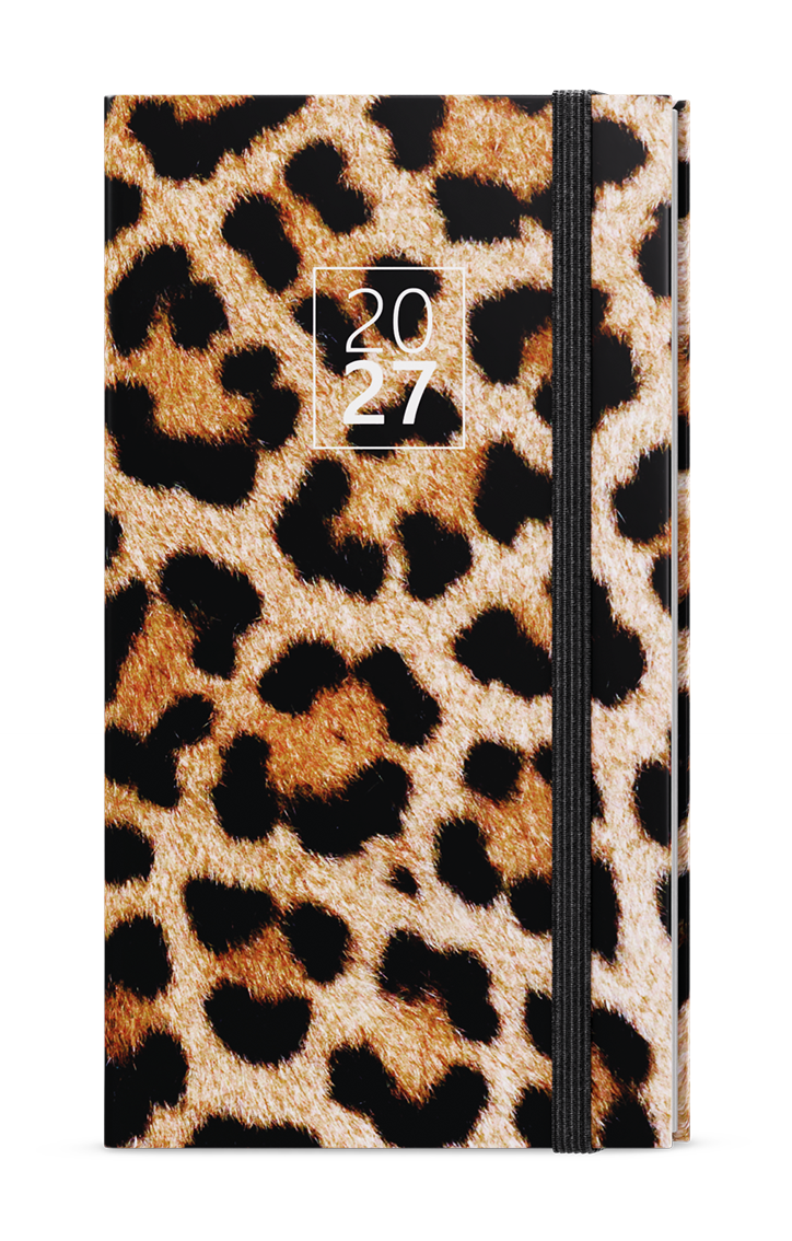 Kapesní týdenní diář Jakub Lamino 2027 - leopard