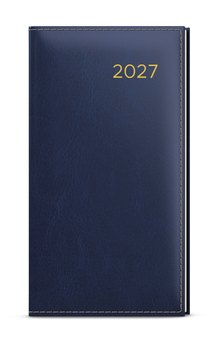 Kapesní týdenní diář Jakub Premier 2027 - modrá