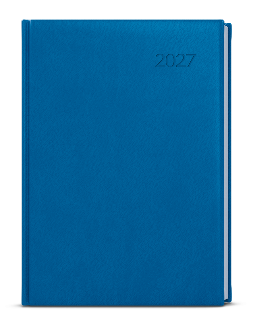 Týdenní diář Oskar Vivella 2027, A5 - jasně modrá 