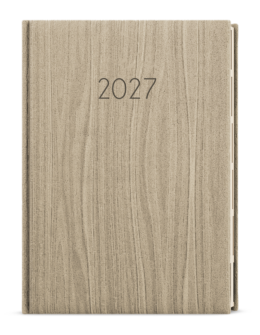 Týdenní diář Oskar Wood 2027, A5