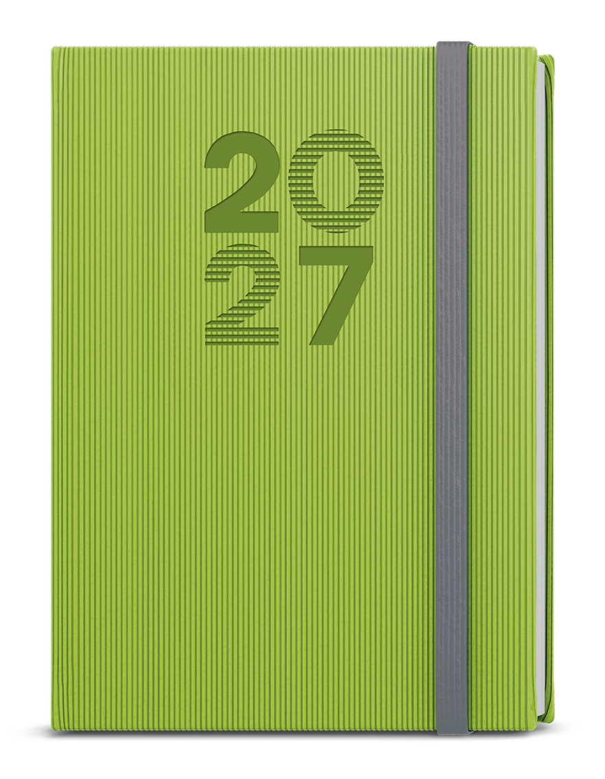 Týdenní diář Oskar Vigo 2027, A5 - zelená