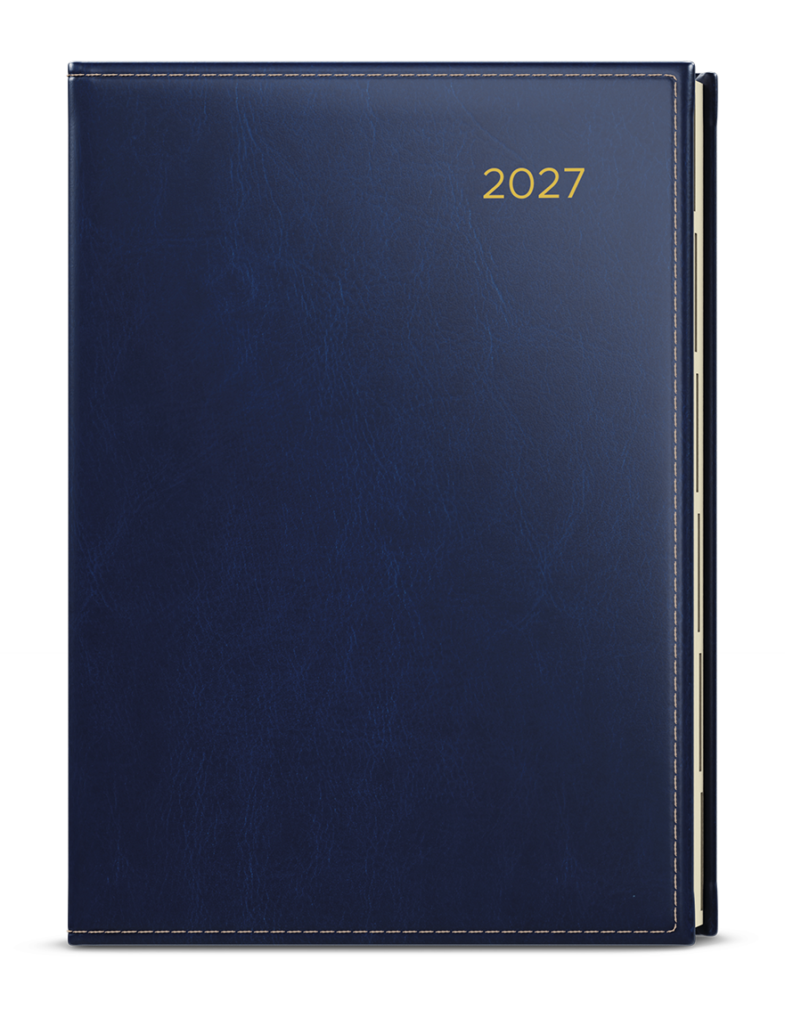 Týdenní diář Oskar Premier 2027, A5 - modrá
