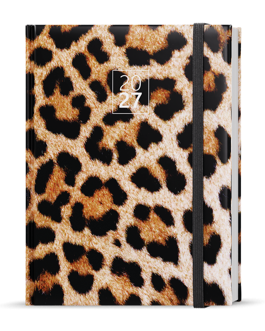 Denní diář Adam Lamino 2027, B6 - leopard
