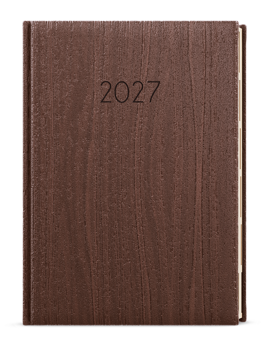 Denní diář Ctirad Wood s výsekem 2027, A5