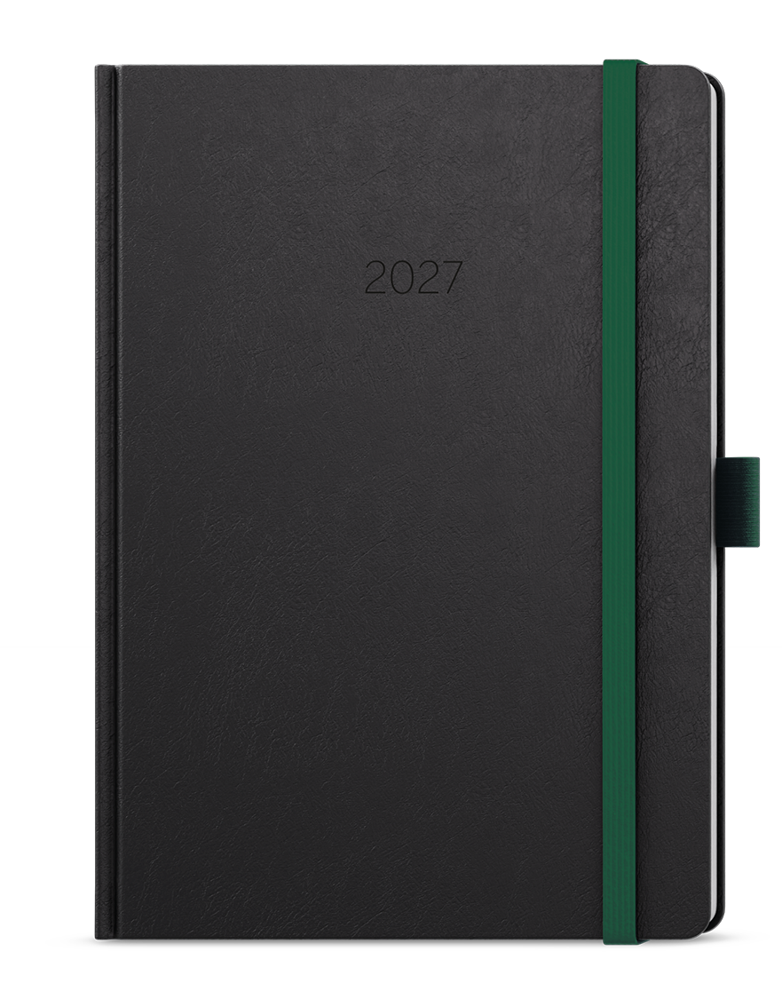 Denní diář David Nora 2027, A5 - zelená