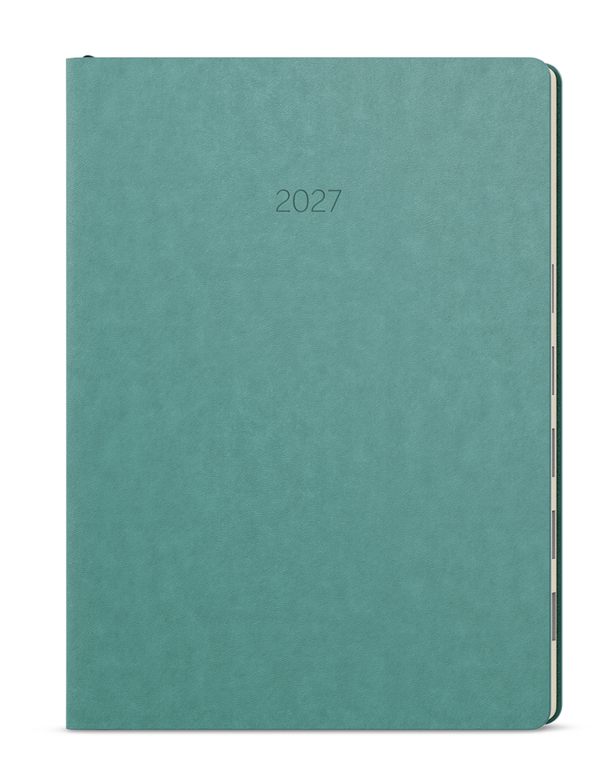Denní diář Maxim 2027, B5 - tyrkysová