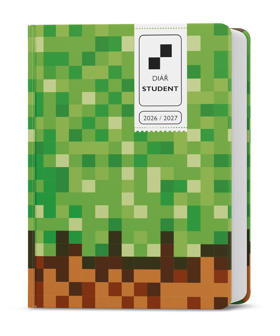 Kapesní týdenní diář Student V8 2027 - kostky