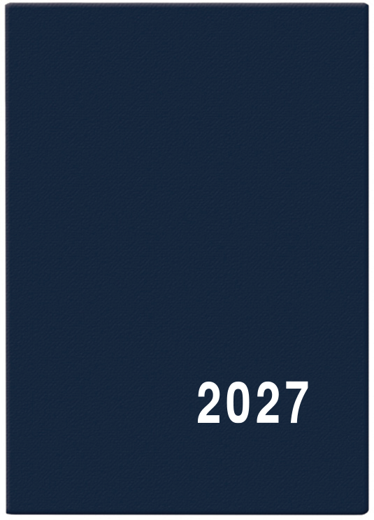 Týdenní diář Hynek PVC 2027 - modrá