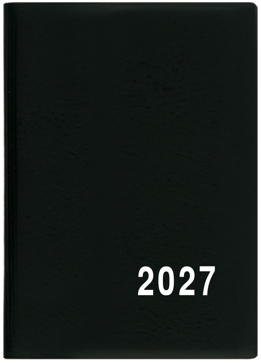 Týdenní diář Hynek PVC 2027 - černá
