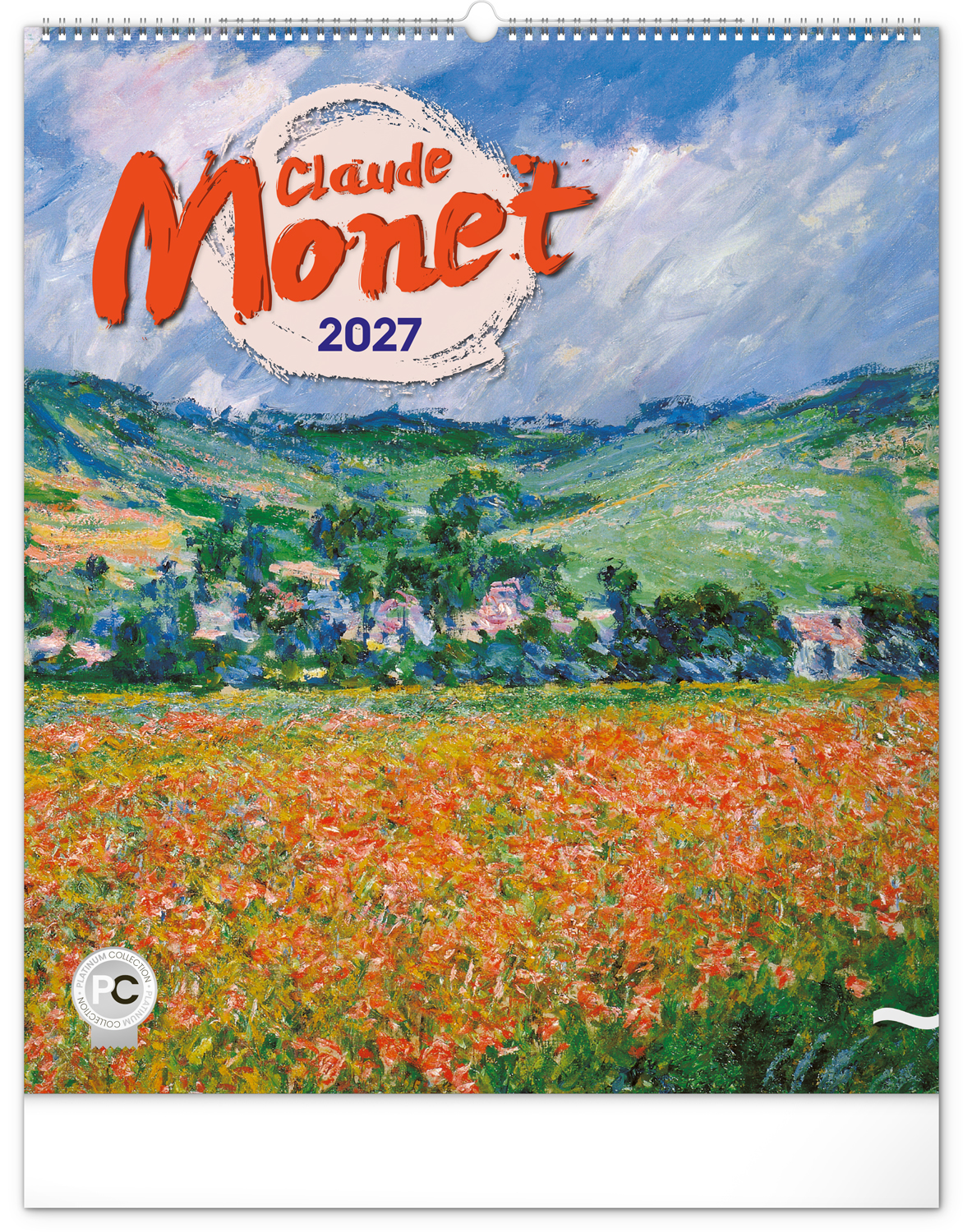 Nástěnný kalendář Claude Monet 2027, 48x56 cm
