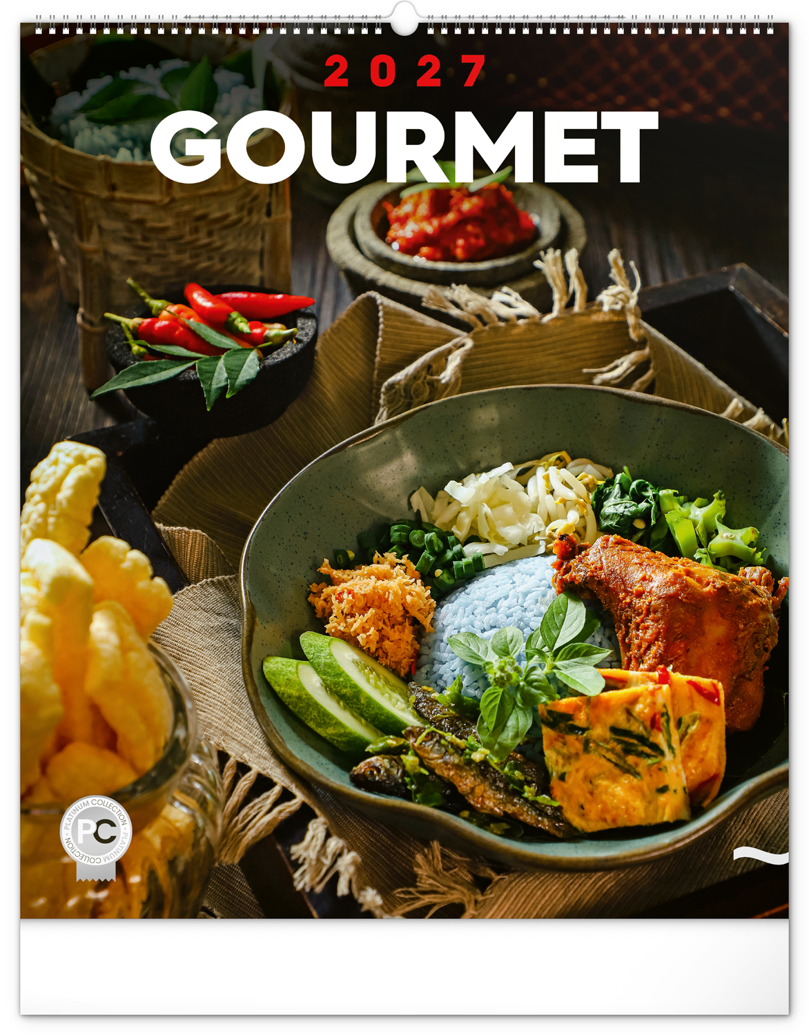 Nástěnný kalendář Gourmet 2027, 48x56 cm