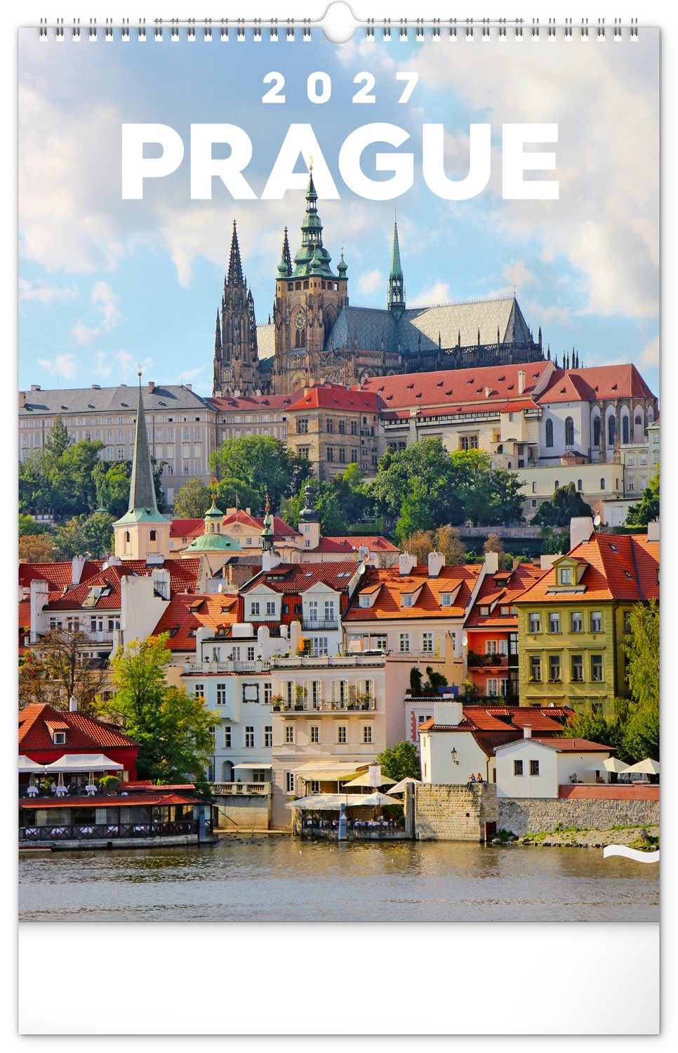 Nástěnný kalendář Praha 2027, 33x46 cm
