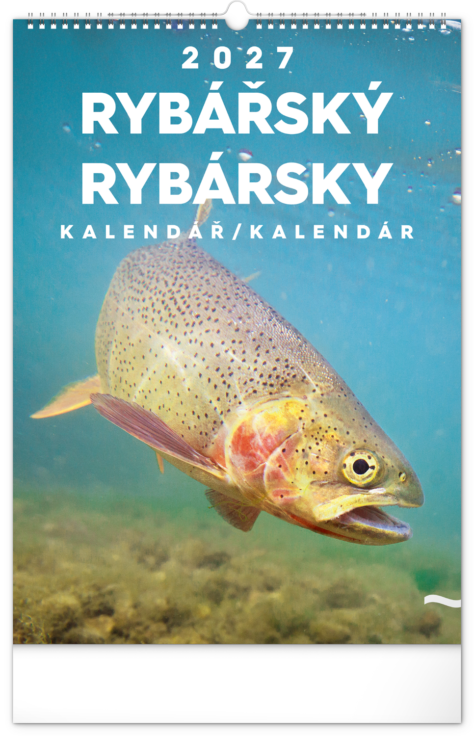 Nástěnný kalendář Rybářský – Rybársky CZ/SK 2027, 33x46 cm