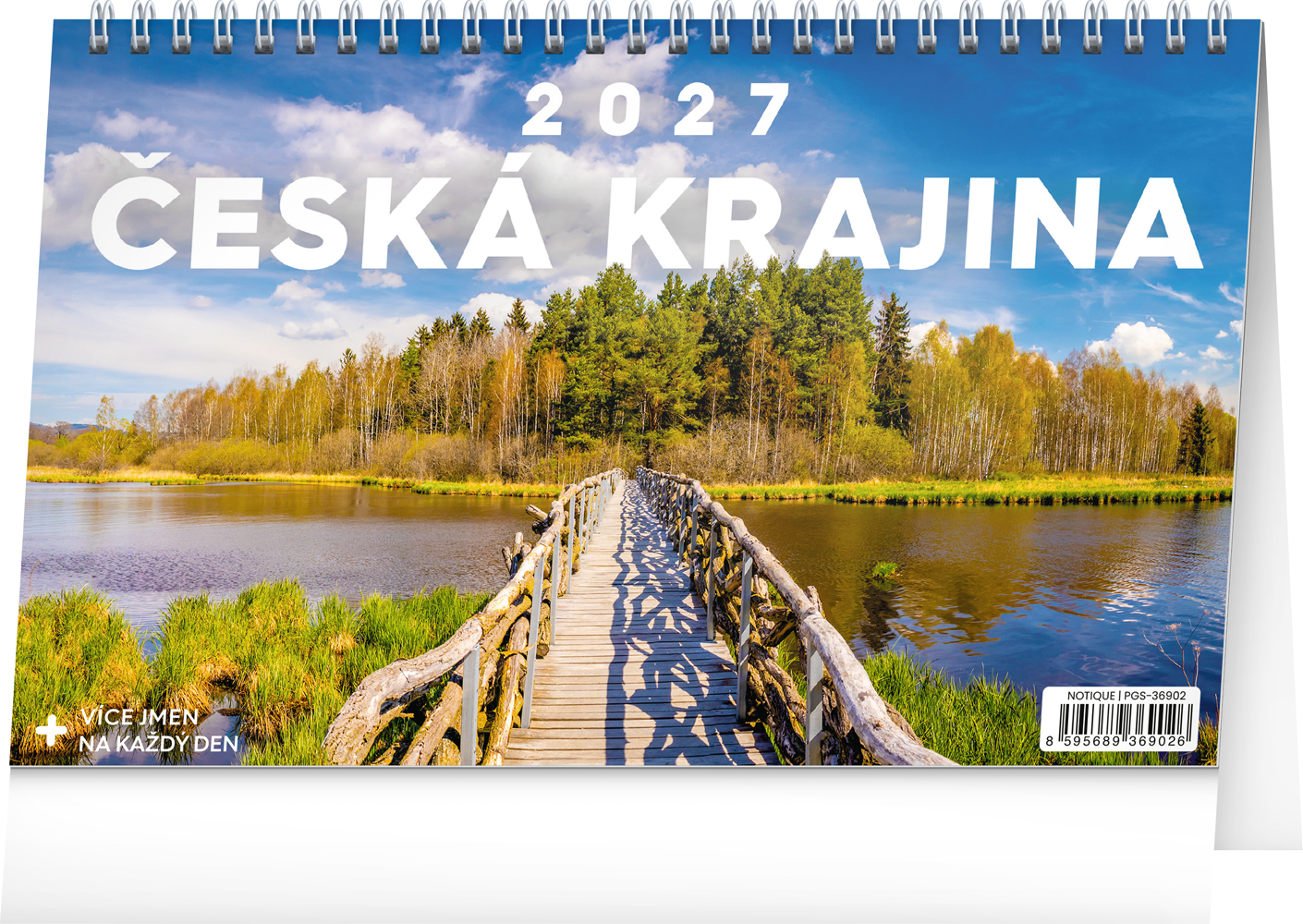 Stolní kalendář Česká krajina 2027, 23,1x14,5 cm
