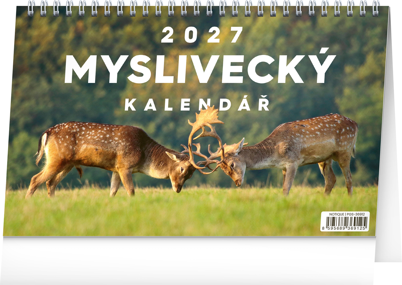 Stolní Myslivecký kalendář 2027, 23,1x14,5 cm