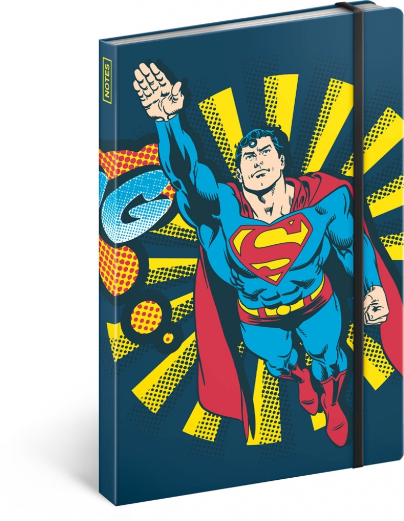 Linkovaný notes Superman – Bang, 13x21 cm