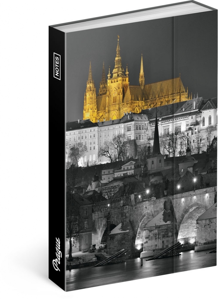 Linkovaný notes Praha – Jakub Kasl, 11x16 cm