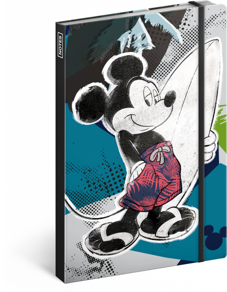 Linkovaný notes Mickey, 13x21 cm