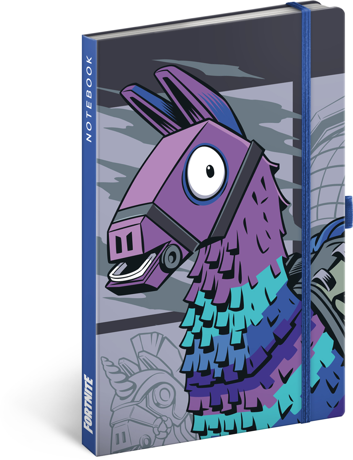 Linkovaný notes Fortnite – Llama, 13x21 cm