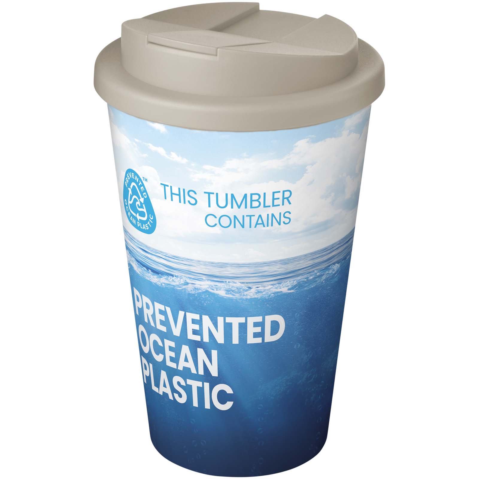 Termohrnek Unbranded Brite-Americano® POP 350 ml izolovaný tumbler s víčkem odolným proti vylití Stone