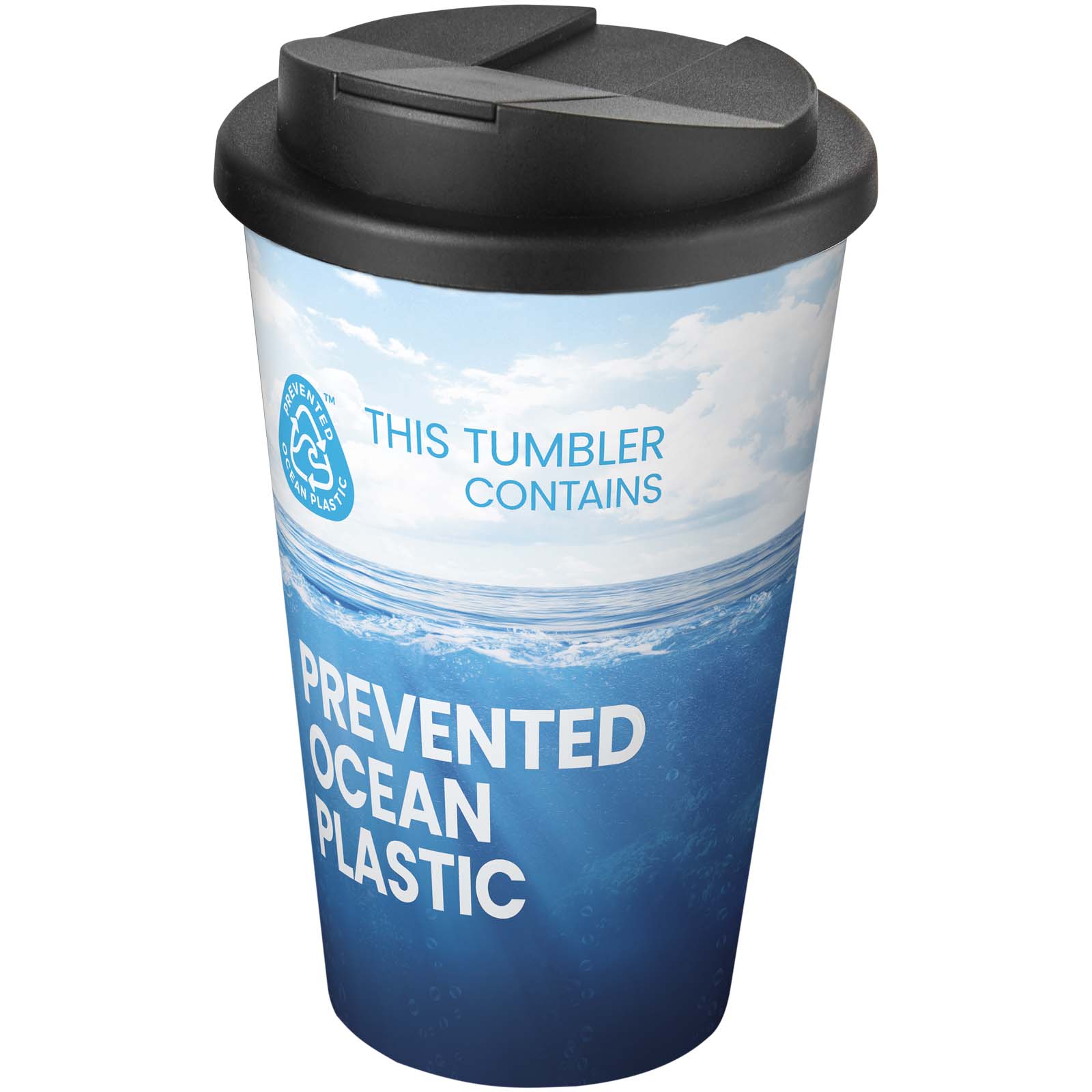 Termohrnek Unbranded Brite-Americano® POP 350 ml izolovaný tumbler s víčkem odolným proti vylití Solid black