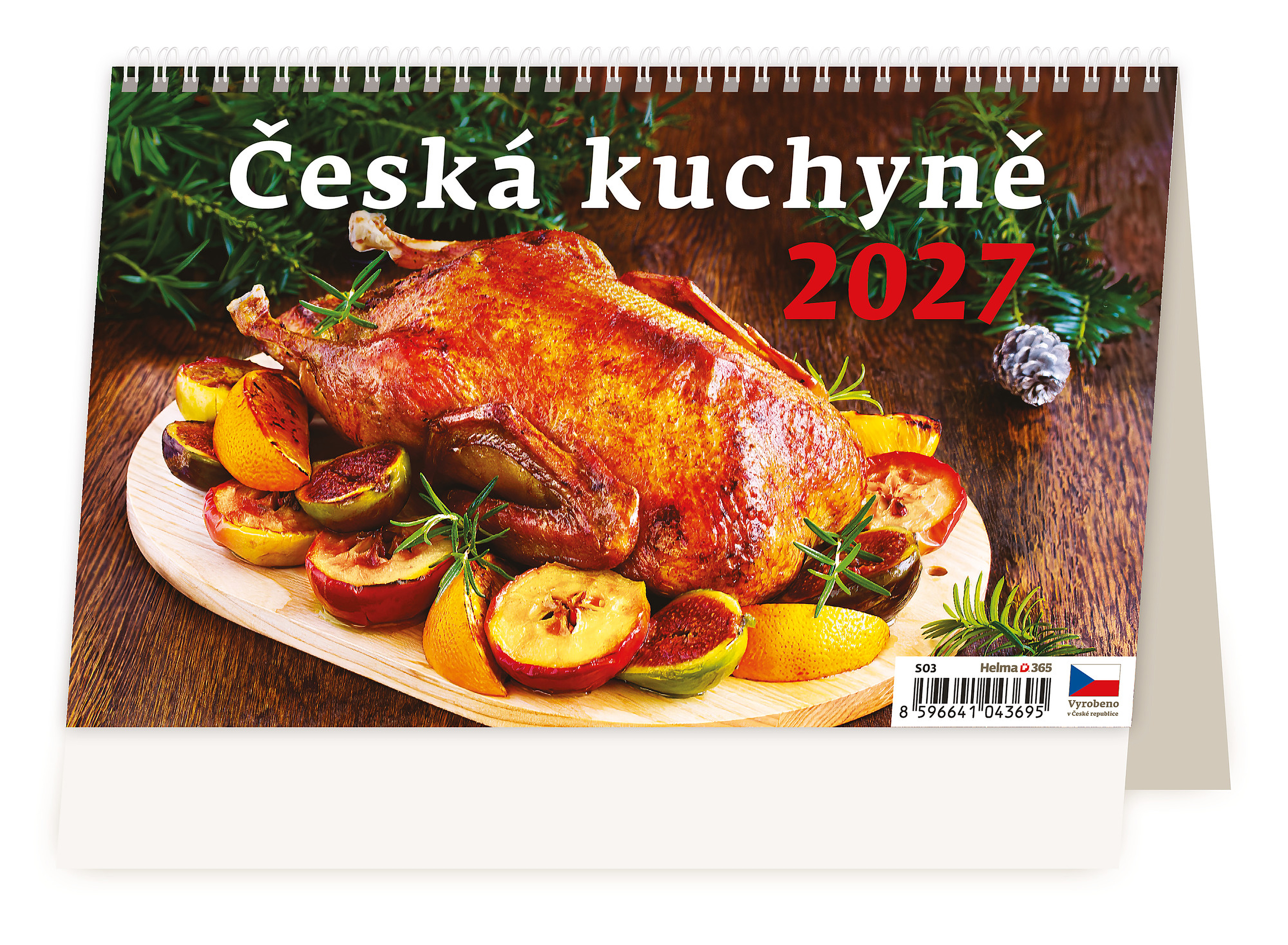 Stolní kalendář Česká kuchyně 2027