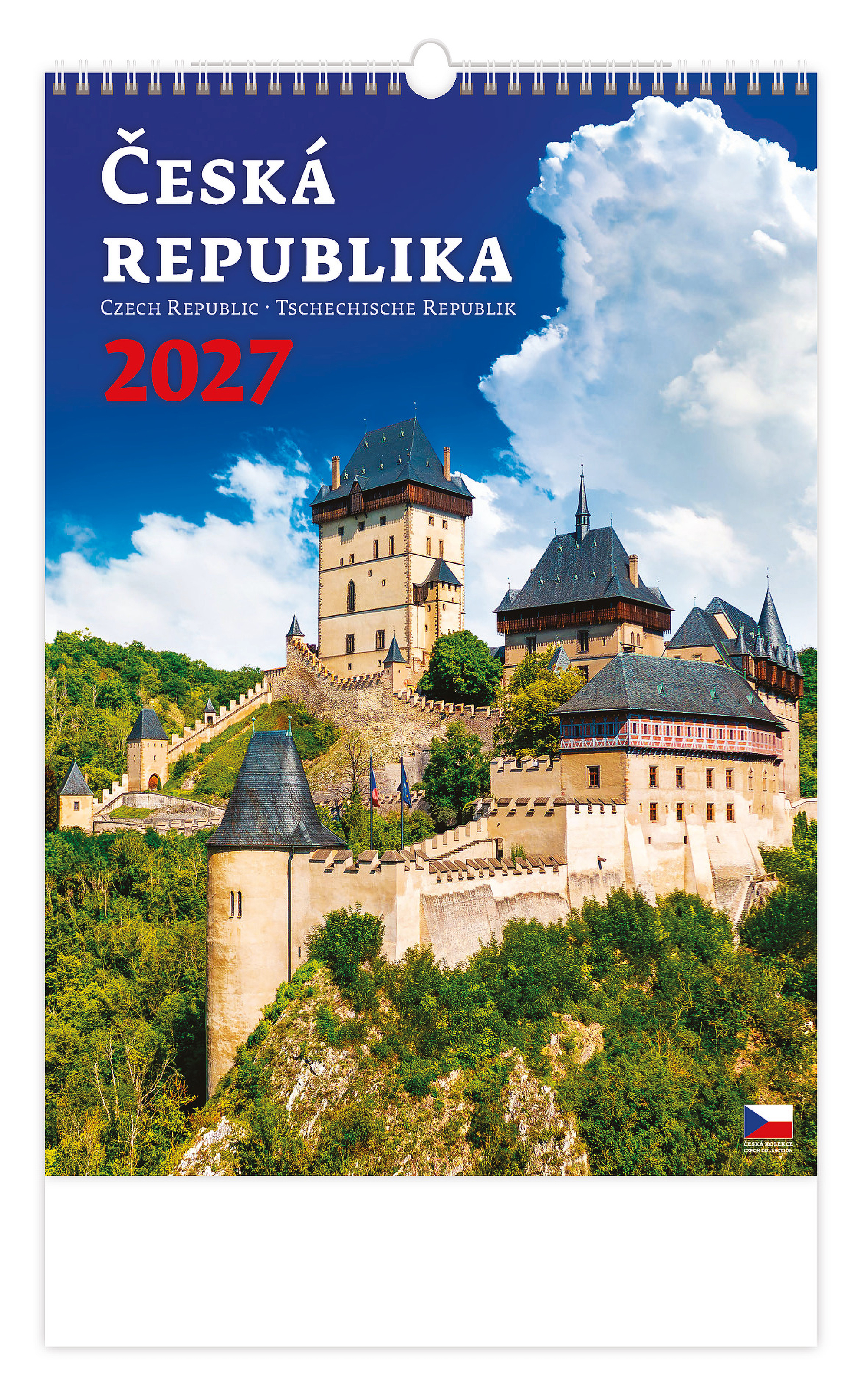 Nástěnný kalendář Česká republika 2027