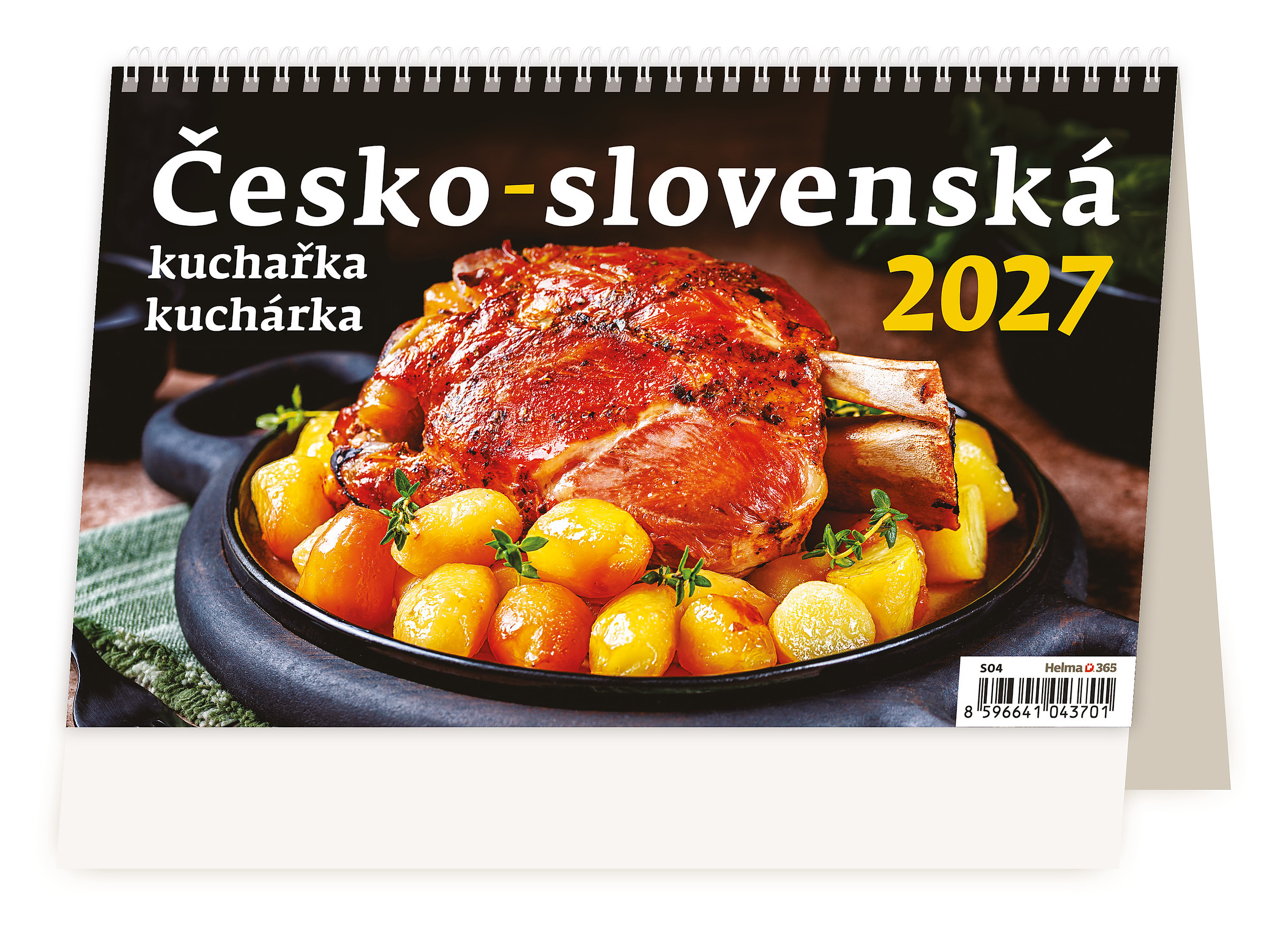 Stolní kalendář Česko-slovenská kuchařka 2027