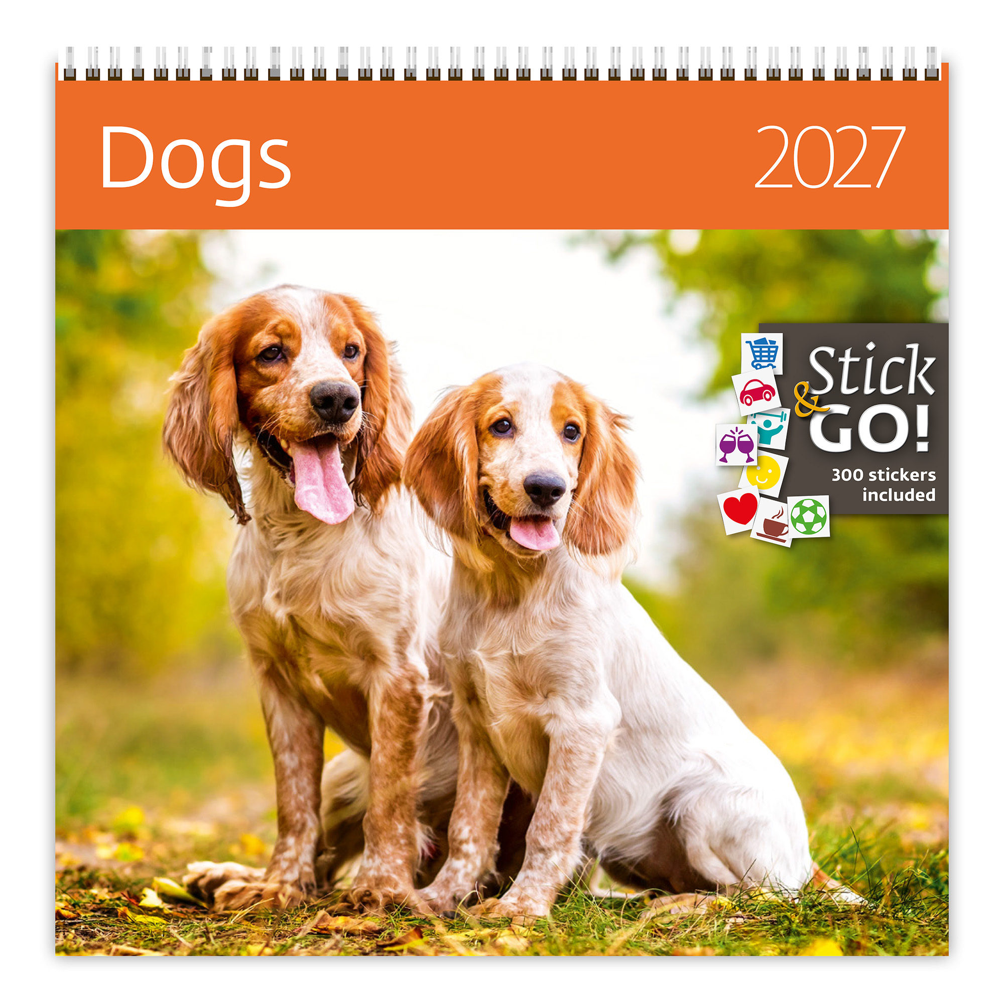 Nástěnný kalendář Dogs 2027