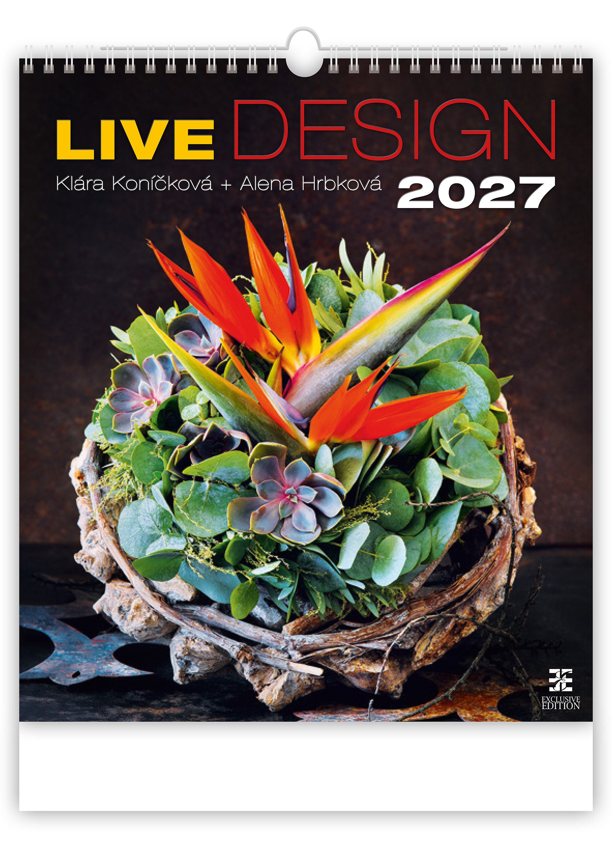 Nástěnný kalendář Live Design 2027