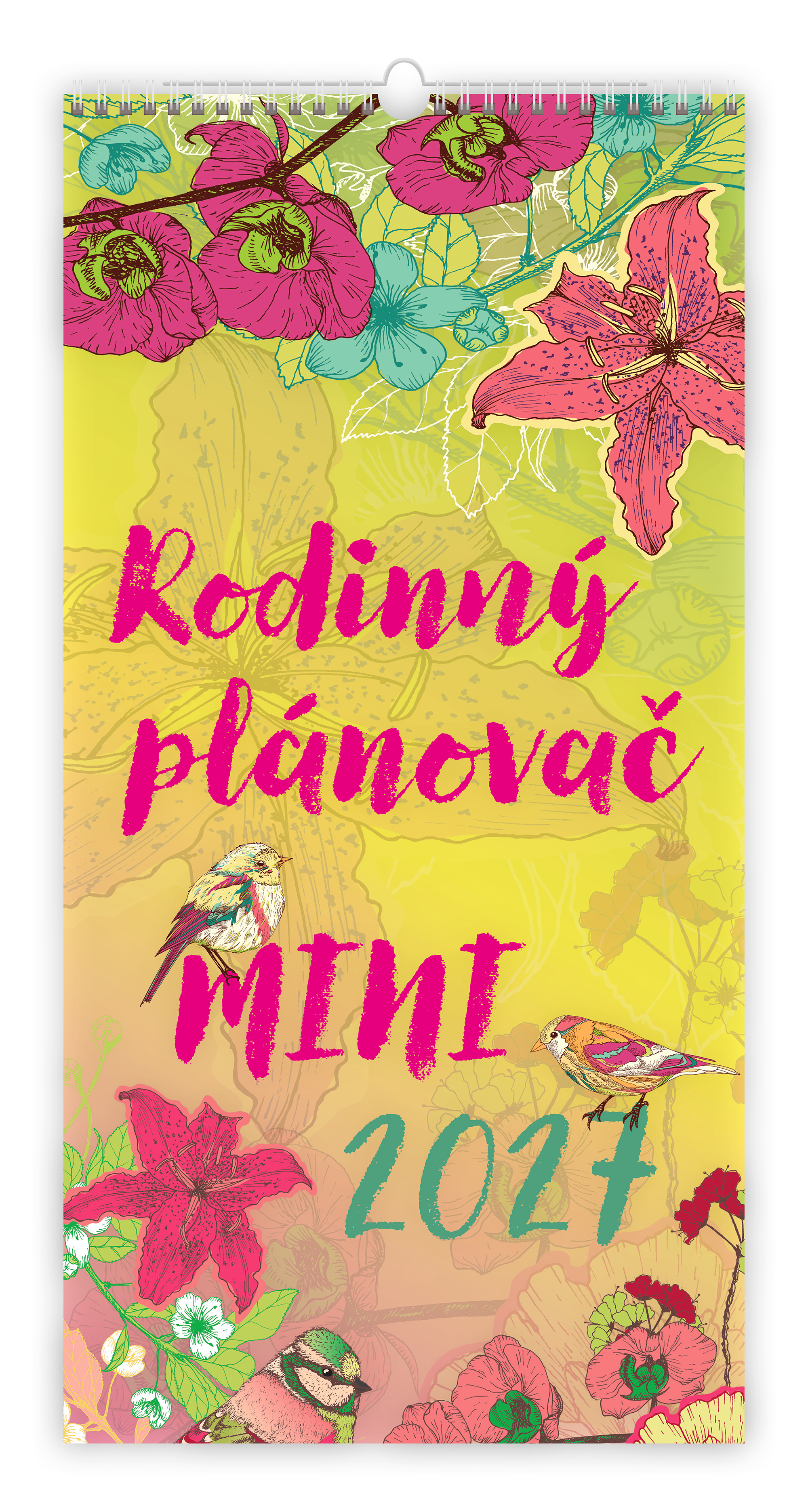 Nástěnný rodinný plánovač MINI 2027