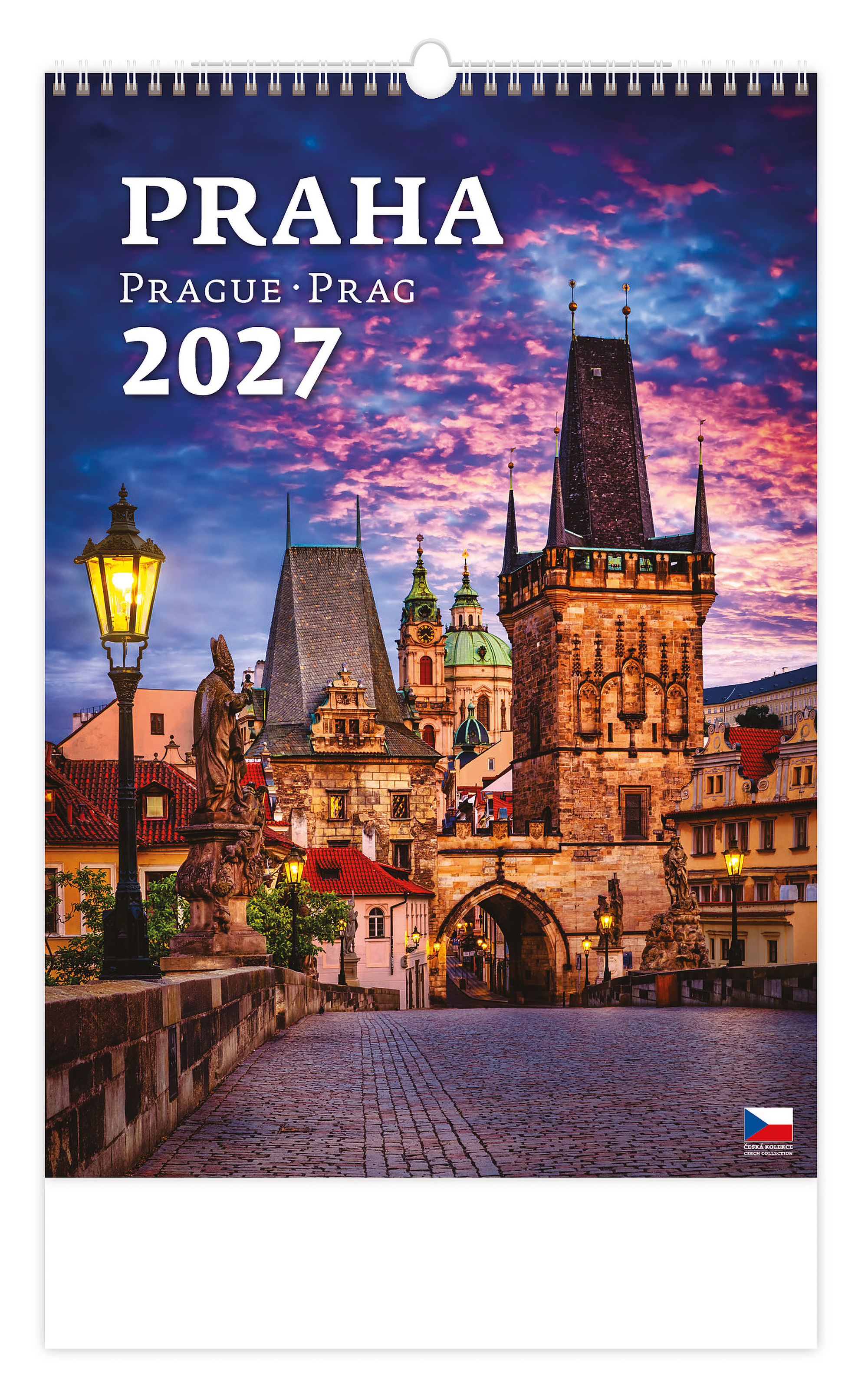 Nástěnný kalendář Praha 2027