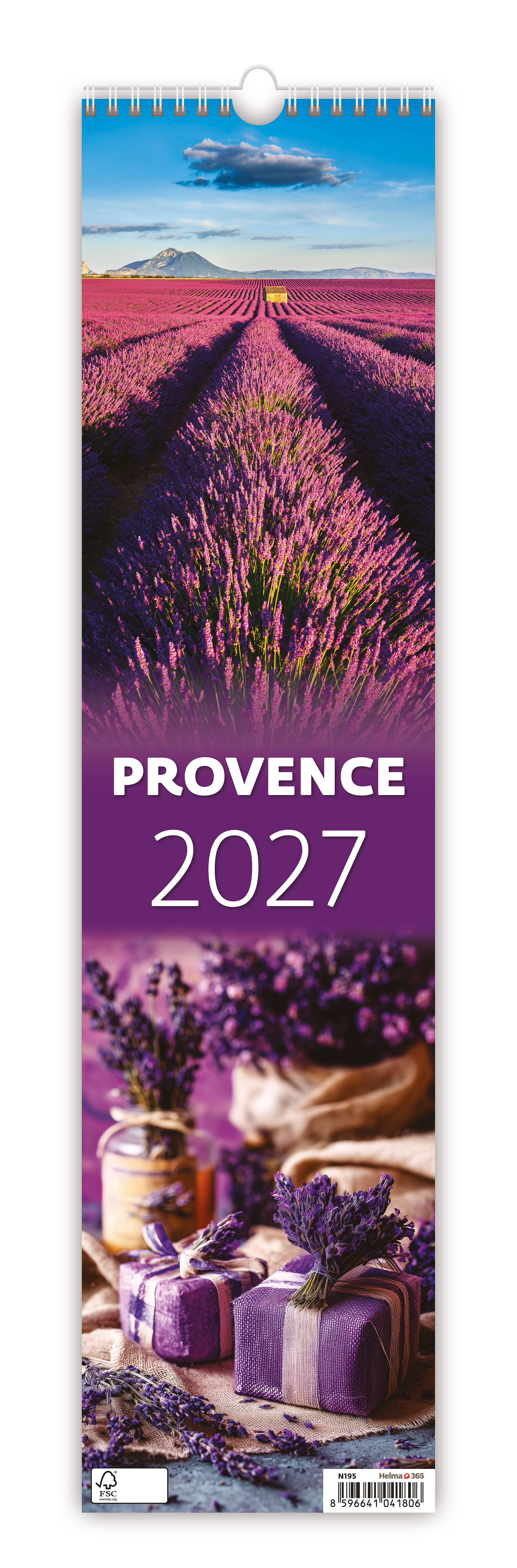 Nástěnný kalendář Provence 2027 - vázanka