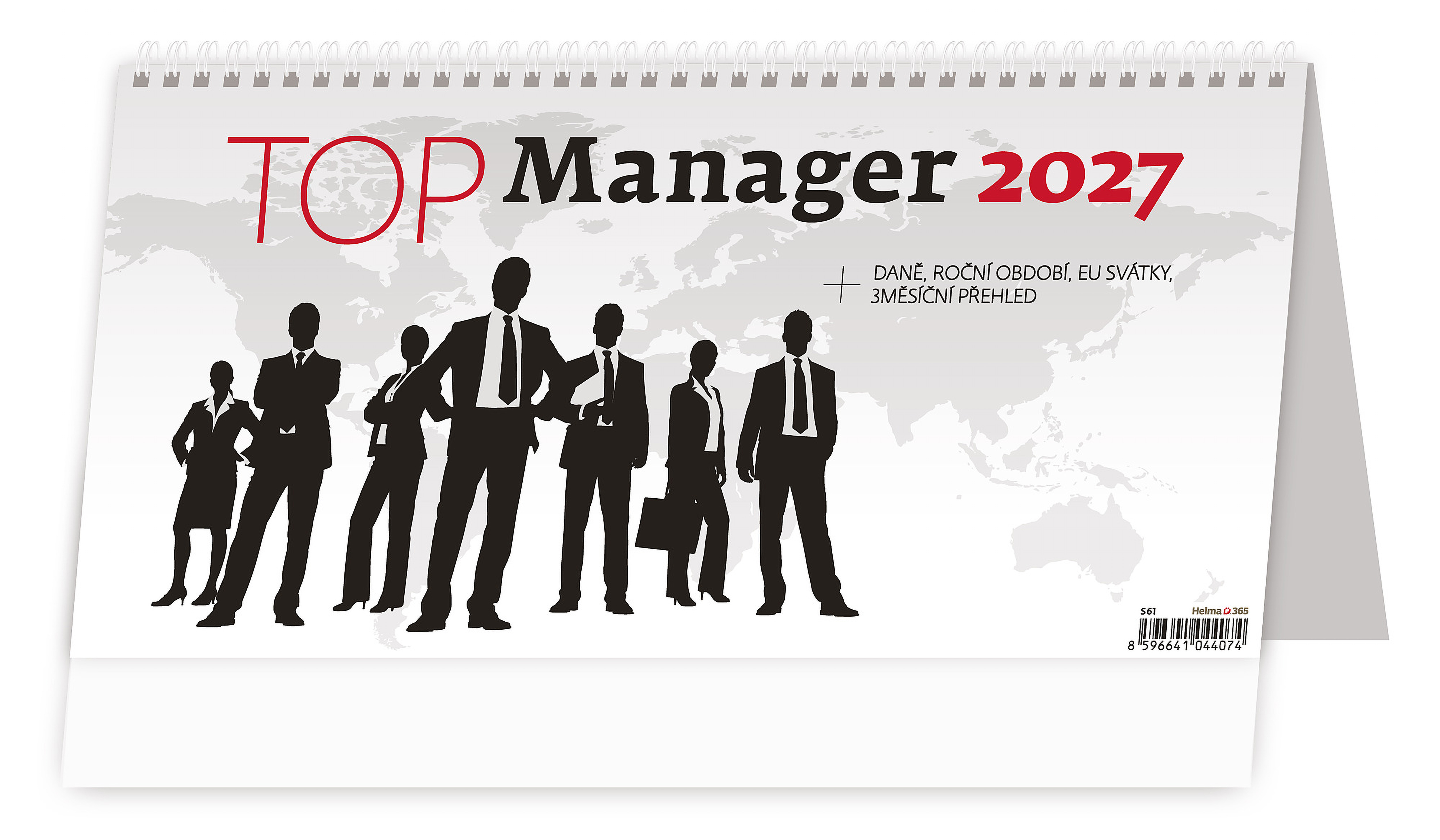 Stolní plánovací kalendář Top Manager 2027