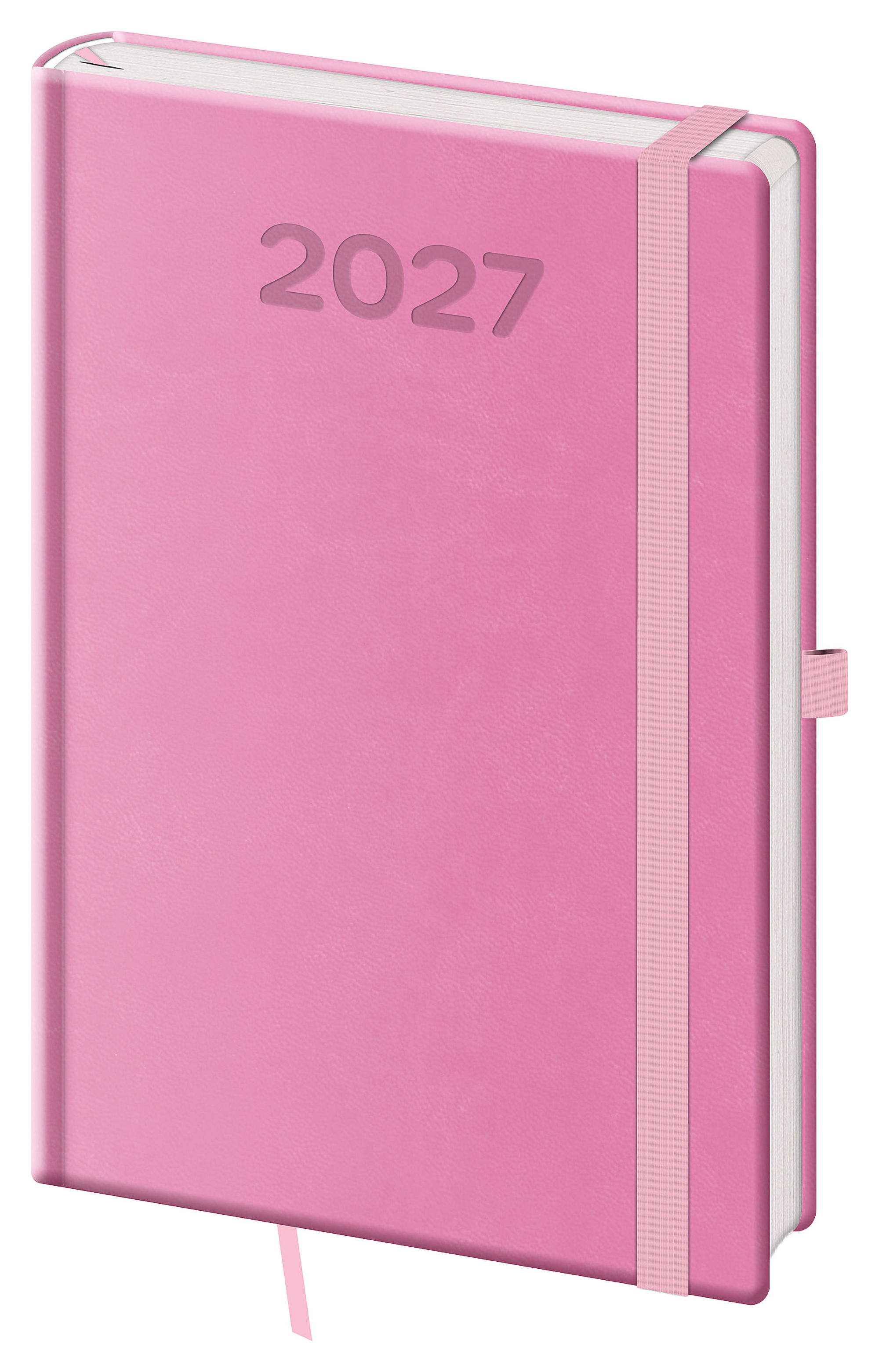 Týdenní diář Print Pop 2027, A5 - růžová