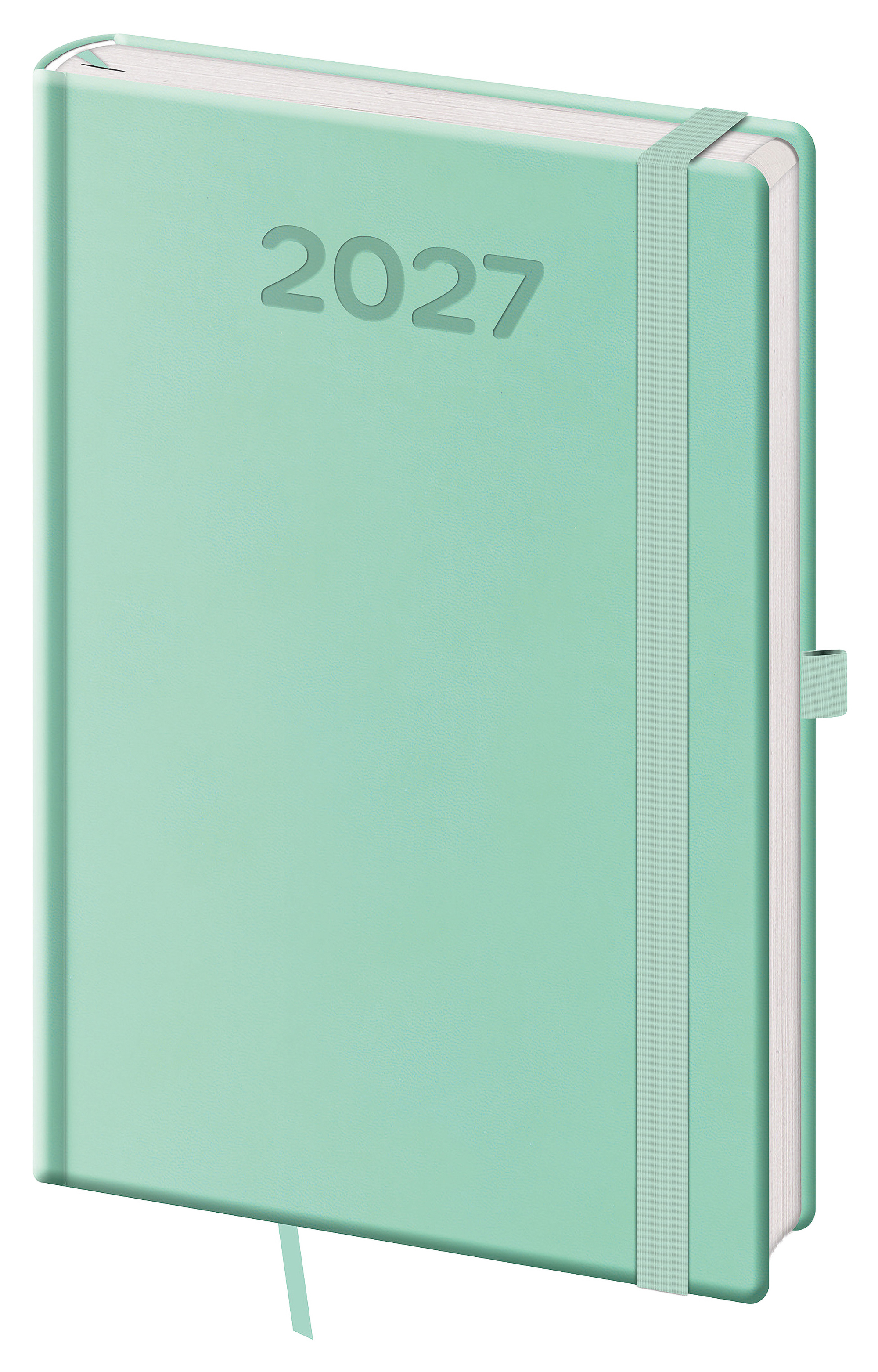 Týdenní diář Print Pop 2027, A5 - světle zelená