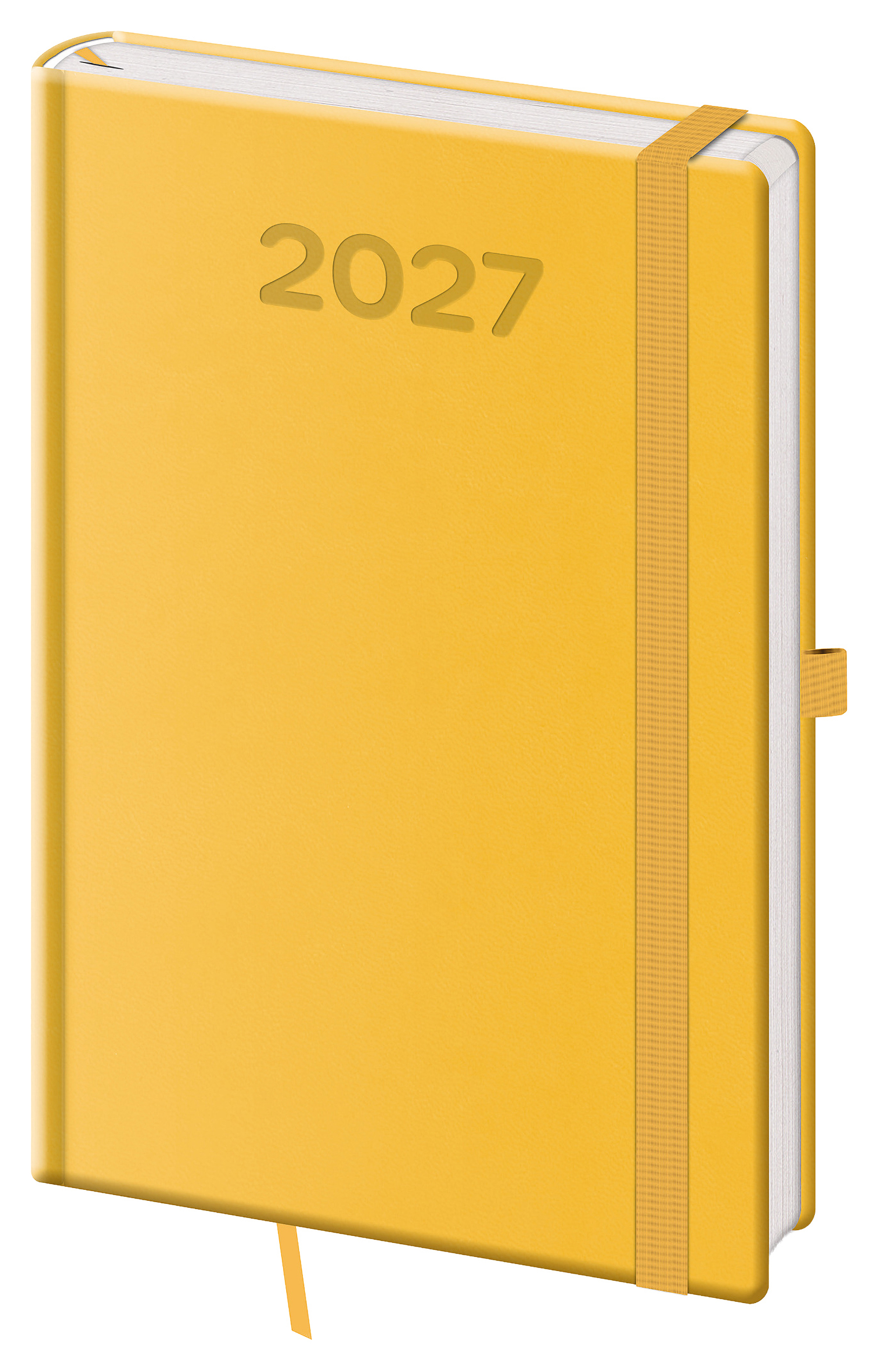 Týdenní diář Print Pop 2027, A5 - žlutá