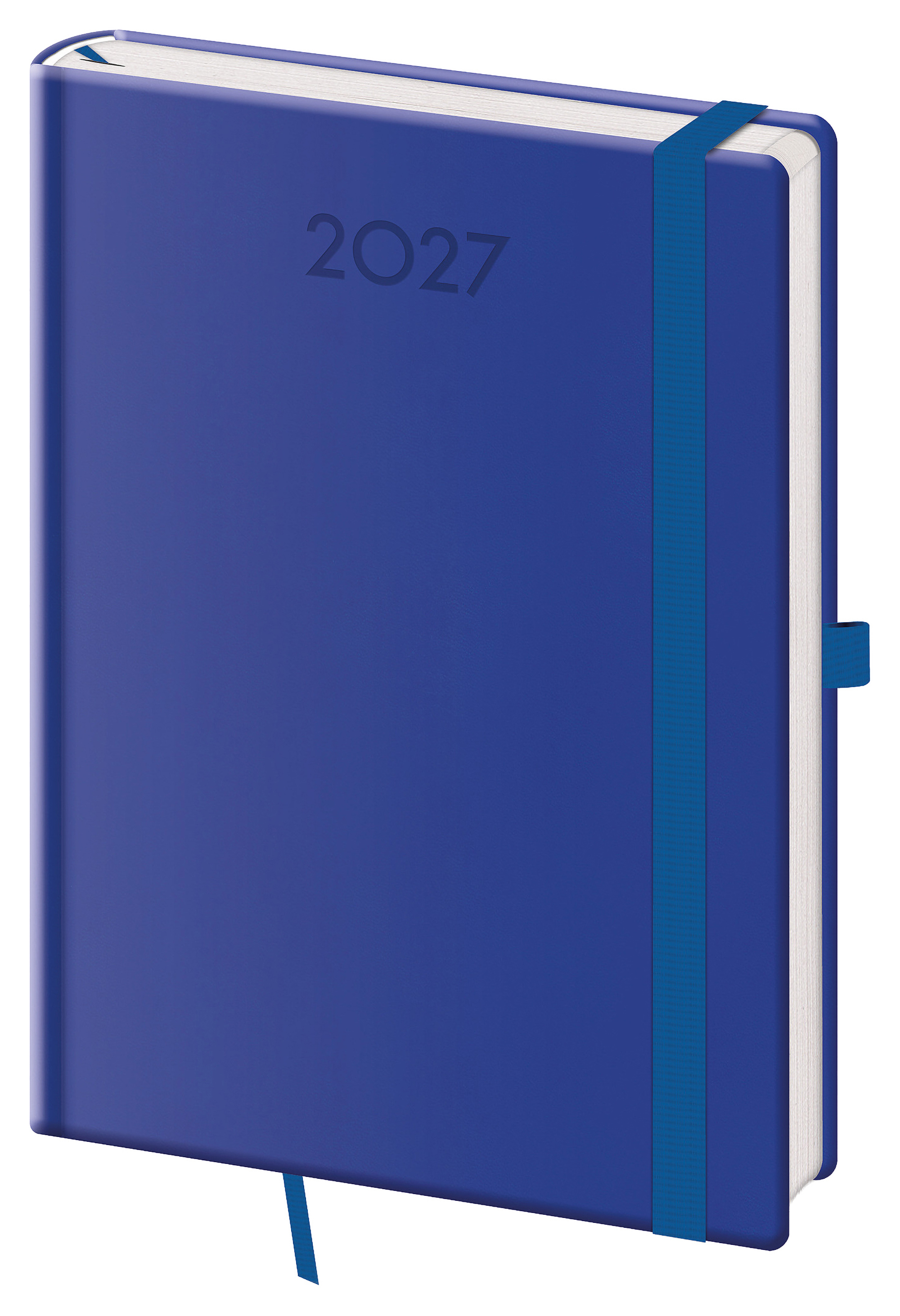Denní diář Print Plus 2027, A5 - královská modrá
