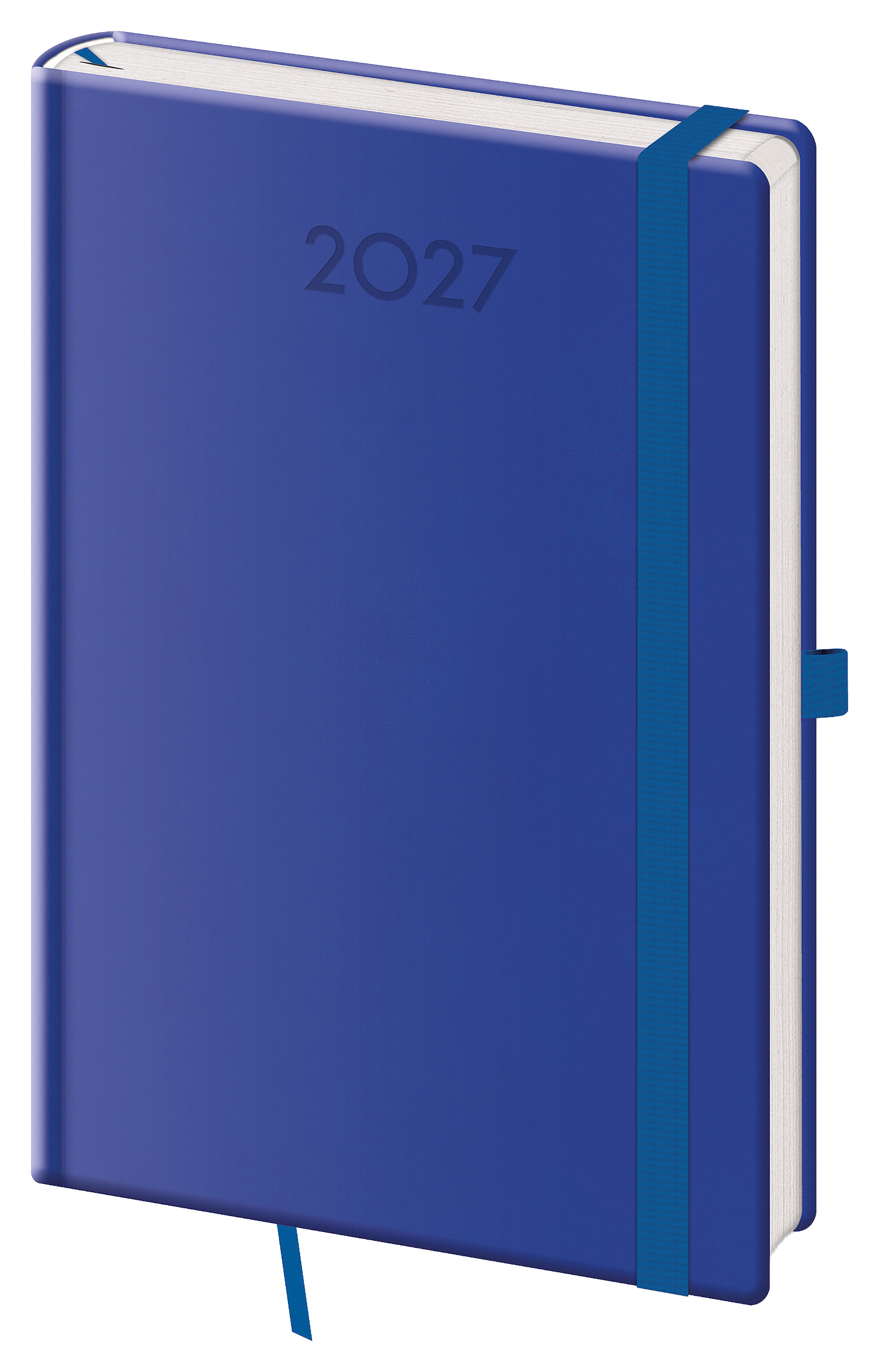 Týdenní diář Print Plus 2027, A5 - královská modrá
