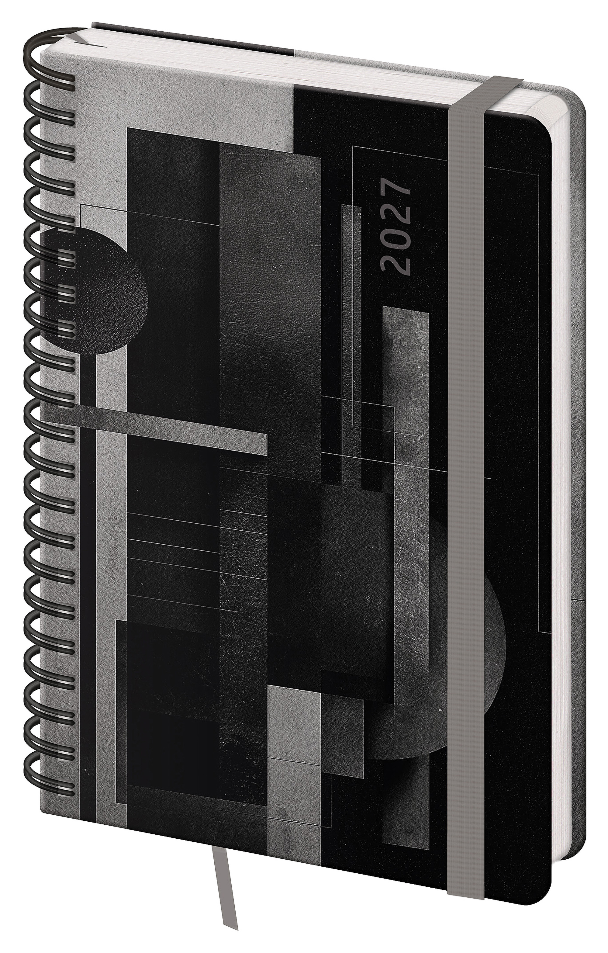 Týdenní diář Twin s poznámkami 2027, A5 - Abstract